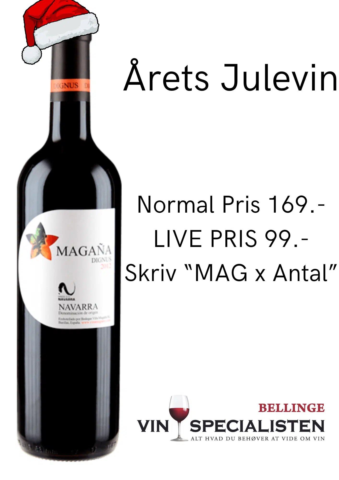 Normal Pris 169.- LIVE PRIS 99.- Skriv MAG x Antal